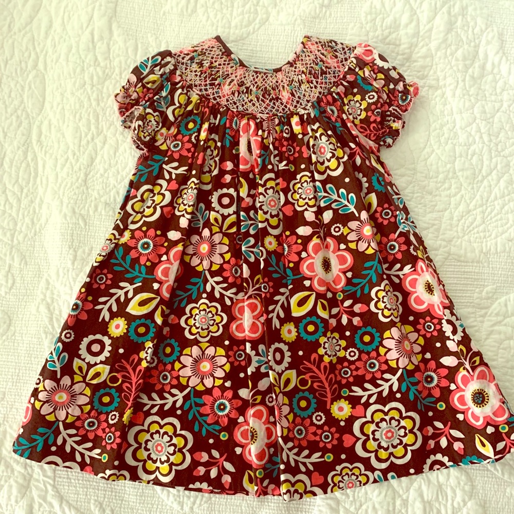 Toddler Girl Smocked Dress